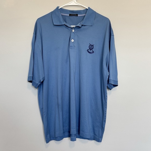 St. Andrews Links Collection Men's Golf Polo‎ Large Italy Marbas Business Casual - Picture 1 of 13